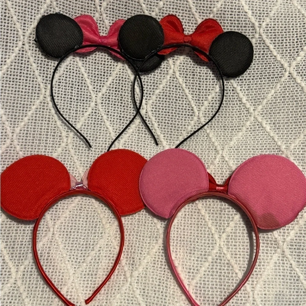 Set of Minnie Mouse Ears Headbands